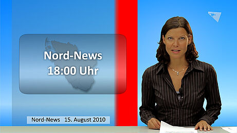 Nachrichtensendung mit Hintergrund