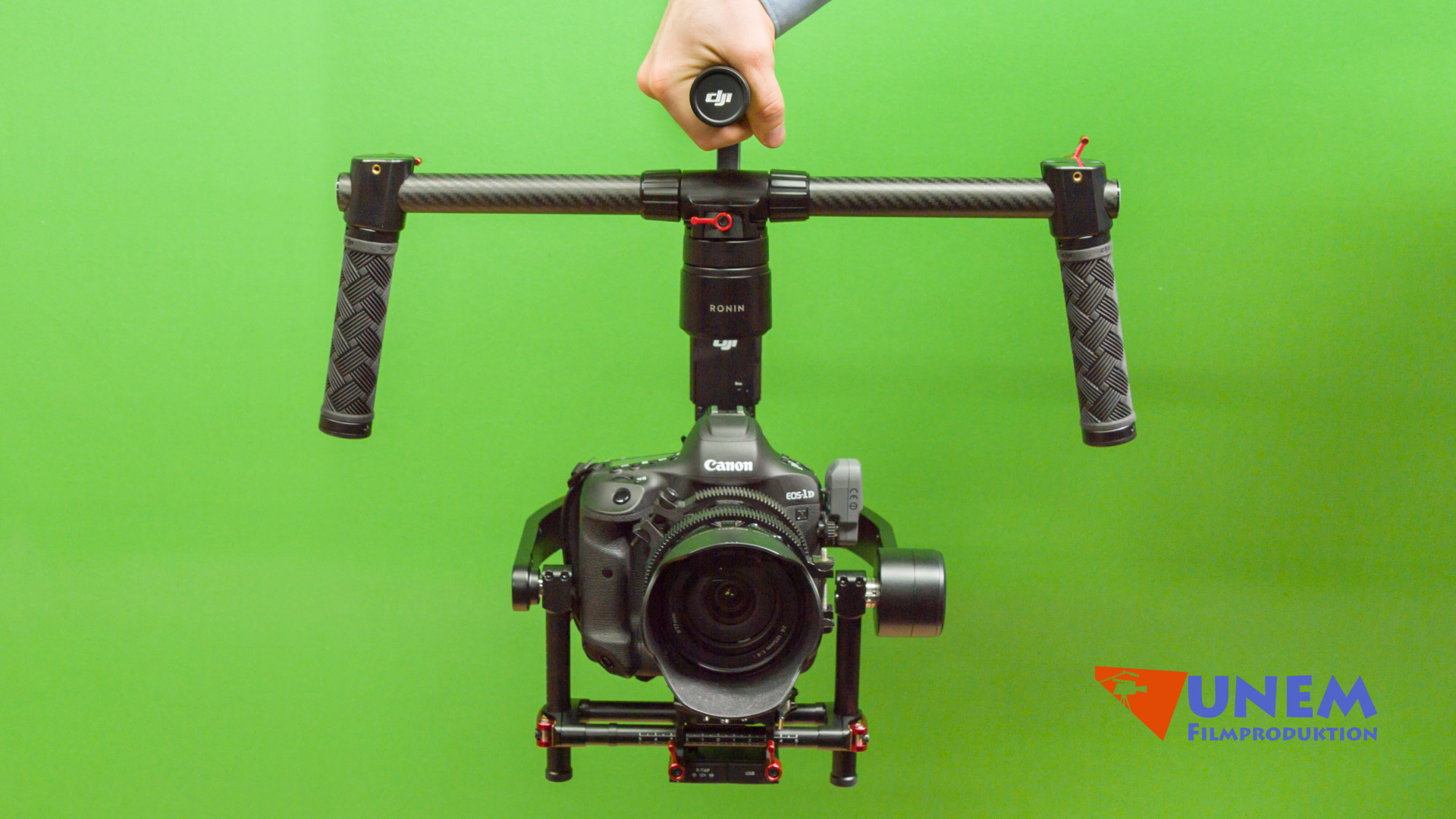 Gimbal Ronin M and 1dxmk2 with 24-105mm lens